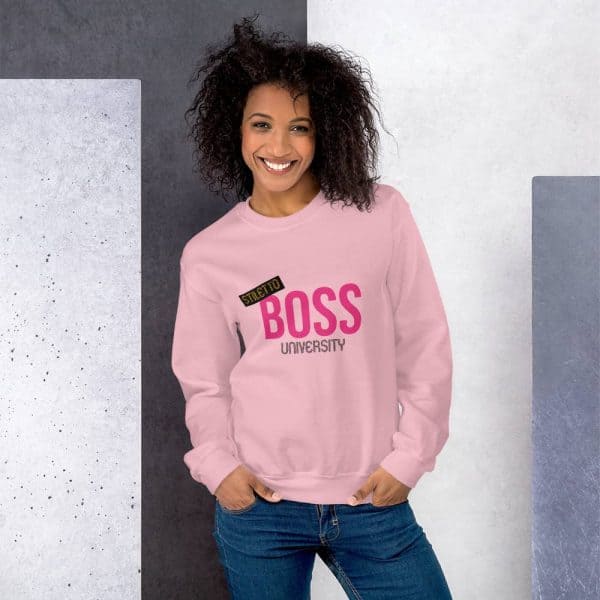 Unisex Sweatshirt - Pink - Stiletto Boss University